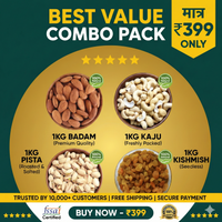 Best Value Super Saver Combo Pack - 4KG Premium Dry Fruits